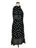 Talbots 100% Polyester Polka Dots Black Casual Dress Size 14 - photo 4