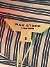 Max Studio Stripes Blue Long Sleeve Blouse Size S - photo 7
