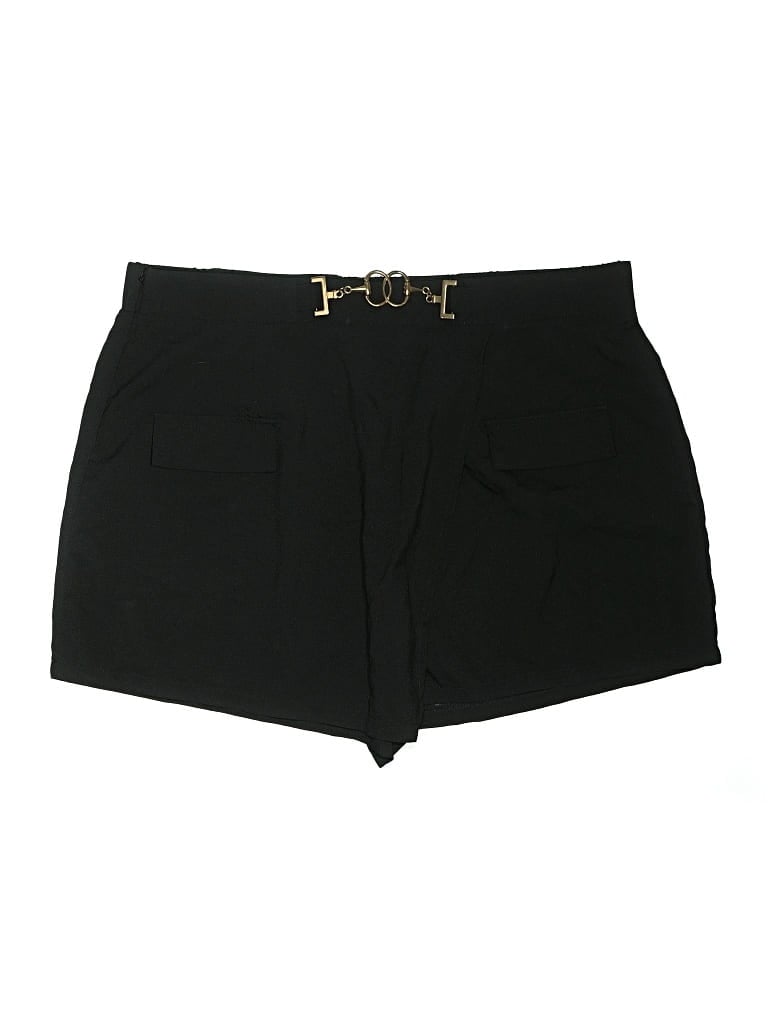 Pre-owned Shein Curve Skort In Black