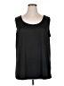 Denim 24/7 Black Sleeveless T-Shirt Size 1X - photo 1