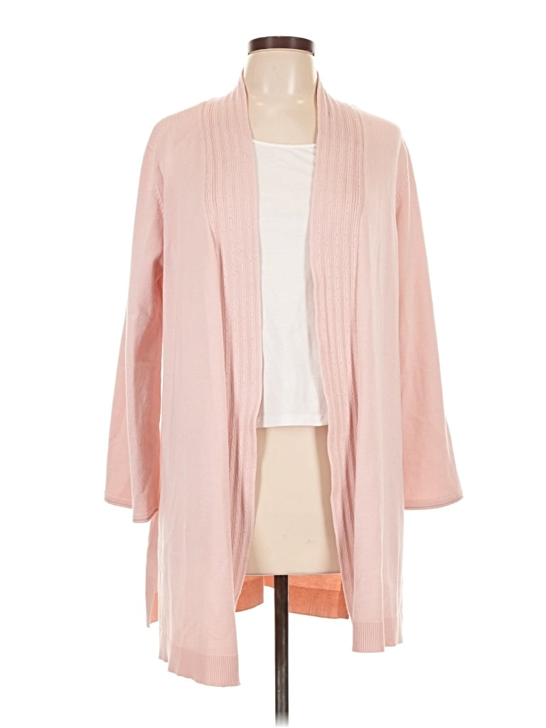 Pre-owned 89th & Madison Cardigan Sweater In Pink