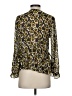 Madewell 100% Polyester Floral Multi Color Yellow Long Sleeve Blouse Size S - photo 2