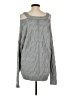 Vince Camuto Gray Pullover Sweater Size S - photo 2