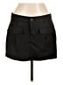 Unbranded 100% Polyester Solid Black Casual Skirt Size L - photo 1
