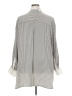 Lane Bryant 100% Polyester Stripes Gray 3/4 Sleeve Blouse Size 26 - 28 Plus - photo 2