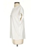 Pleione 100% Polyester Ivory Short Sleeve Blouse Size S - photo 5