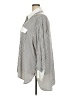 Lane Bryant 100% Polyester Stripes Gray 3/4 Sleeve Blouse Size 26 - 28 Plus - photo 5