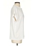 Pleione 100% Polyester Ivory Short Sleeve Blouse Size S - photo 4