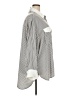 Lane Bryant 100% Polyester Stripes Gray 3/4 Sleeve Blouse Size 26 - 28 Plus - photo 4