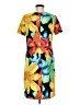 AGB Tropical Yellow Casual Dress Size 8 - photo 2