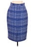 Banana Republic Plaid Blue Formal Skirt Size 10 - photo 2