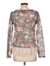Heart n Crush Floral Silver Pullover Sweater Size L - photo 2