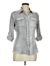 cavalini 100% Polyester Gray 3/4 Sleeve Blouse Size M - photo 1