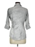 cavalini 100% Polyester Gray 3/4 Sleeve Blouse Size M - photo 2