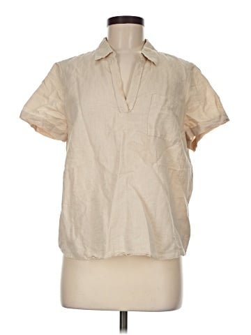 J.Crew Factory Store Short Sleeve Blouse (view 1)