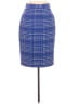 Banana Republic Plaid Blue Formal Skirt Size 10 - photo 1