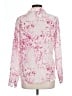 Mossique 100% Silk Floral Pink Blouse Size L - photo 2