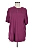 Threads 4 Thought Burgundy Short Sleeve Top Size M - photo 1