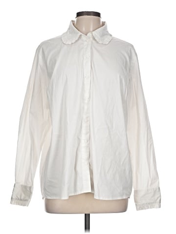 Selected Femme Long Sleeve Button-Down Shirt (view 1)