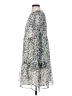 Ann Taylor LOFT Animal Print Silver Cocktail Dress Size S - photo 5