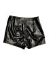 Shein 100% Polyester Metallic Black Shorts Size M - photo 2