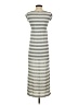 Espresso Stripes Gray Casual Dress Size S - photo 2