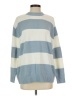 Moon & Madison Stripes Blue Pullover Sweater Size S - photo 1