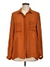 Staccato 100% Polyester Orange Long Sleeve Blouse Size L - photo 1