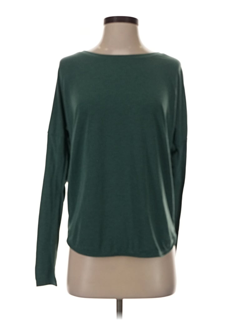 Pre-owned Prana 3/4 Sleeve T-shirt In Green