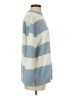 Moon & Madison Stripes Blue Pullover Sweater Size S - photo 4