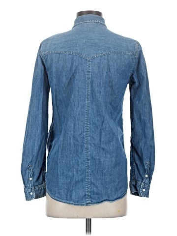 American Eagle Outfitters Long Sleeve Button-Down Shirt (view 2)