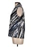Nine West Metallic Silver Sleeveless Blouse Size L - photo 5