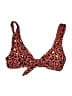 Hollister Animal Print Red Swimsuit Top Size XS - photo 1