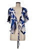 Vitamin A 100% Viscose Blue Kimono Size EU 40 / US 10 - photo 1