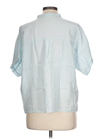 Eileen Fisher Short Sleeve Blouse (view 2)
