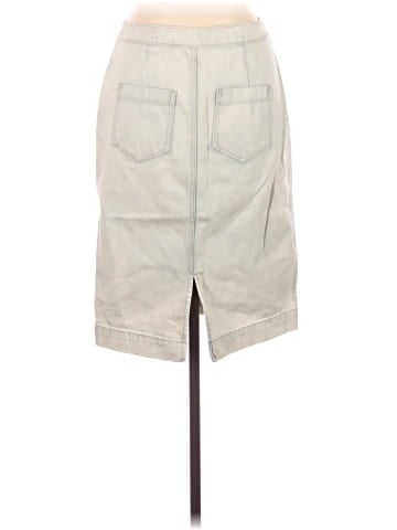 Pilcro and the Letterpress Denim Skirt (view 2)
