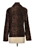 Apparenza Animal Print Brown Long Sleeve Blouse Size S - photo 2