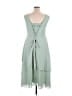 Unbranded 100% Polyester Solid Green Cocktail Dress Size 14 - photo 2