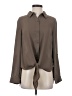 Chico's Brown Long Sleeve Blouse Size Sm (0) - photo 1