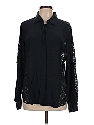 Worth New York Long Sleeve Silk Top (view 1)