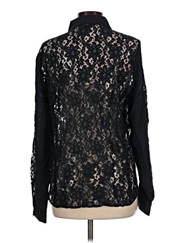 Worth New York Long Sleeve Silk Top (view 2)