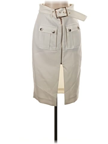 White House Black Market Faux Leather Skirt (view 1)