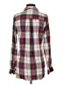 Miami 100% Cotton Plaid Red Long Sleeve Button-Down Shirt Size S - photo 2