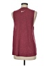 Nike 100% Polyester Burgundy Active Tank Size M - photo 2