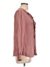 Joie 100% Silk Pink Long Sleeve Silk Top Size L - photo 4