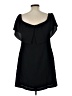Allison Joy Solid Black Cocktail Dress Size L - photo 2