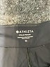 Athleta Solid Black Active Pants Size 16 - photo 4