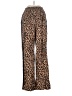 Assorted Brands Animal Print Brown Casual Pants Size S - photo 1