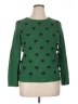 Talbots Polka Dots Green Pullover Sweater Size XL Petite - photo 1