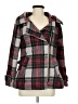 Unbranded Plaid Gray Wool Coat Size M - photo 1